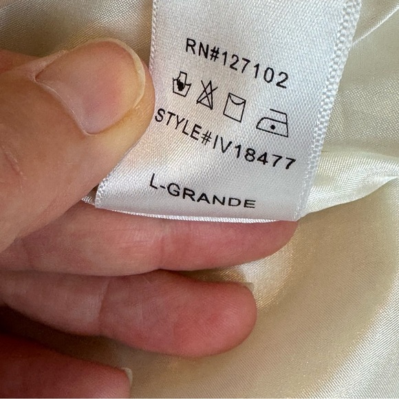 Pink Owl Faux Fur Swing Vest Ivory Size L - Picture 11 of 14